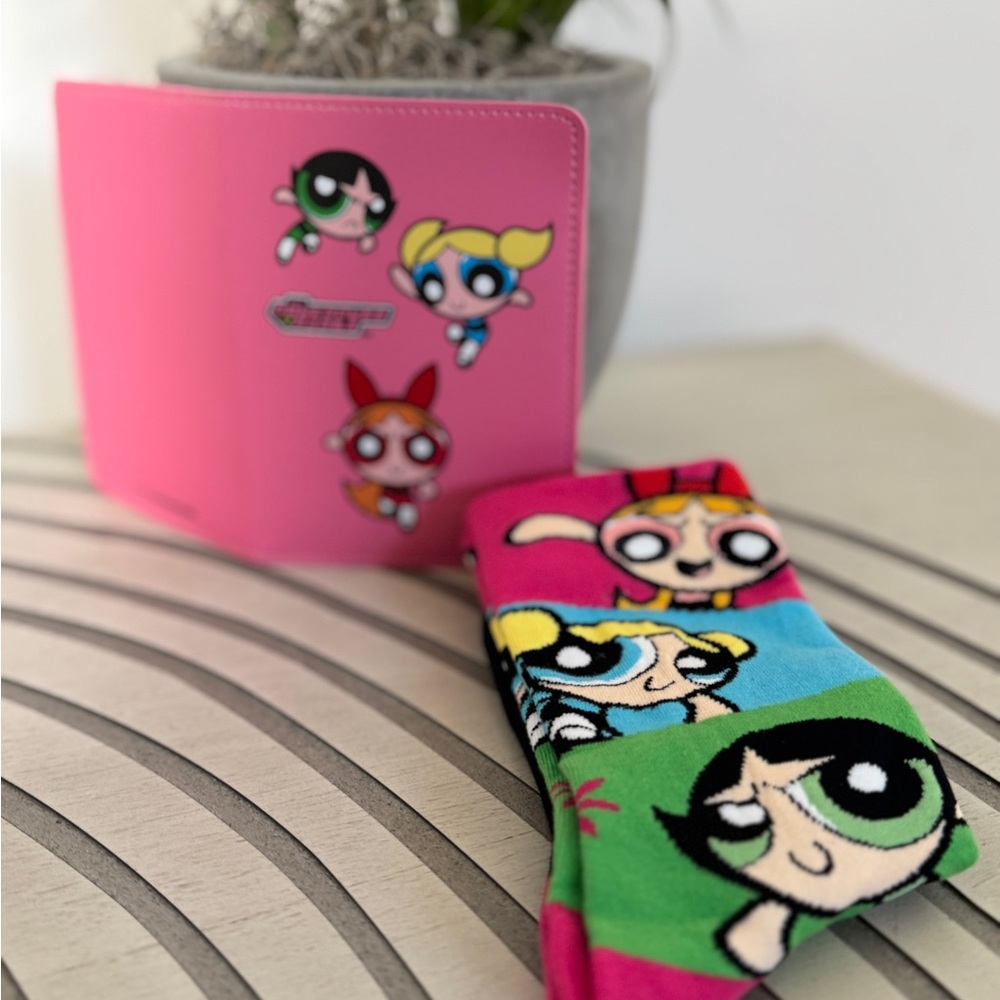 Pink Wallet and Socks Set